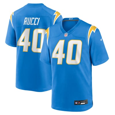 Hayden Rucci Los Angeles Chargers Nike Team Game Jersey - Powder Blue