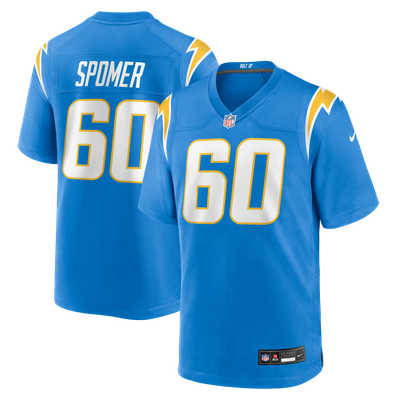Jacob Spomer Los Angeles Chargers Nike Team Game Jersey - Powder Blue