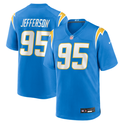 Jordan Jefferson Los Angeles Chargers Nike Team Game Jersey - Powder Blue