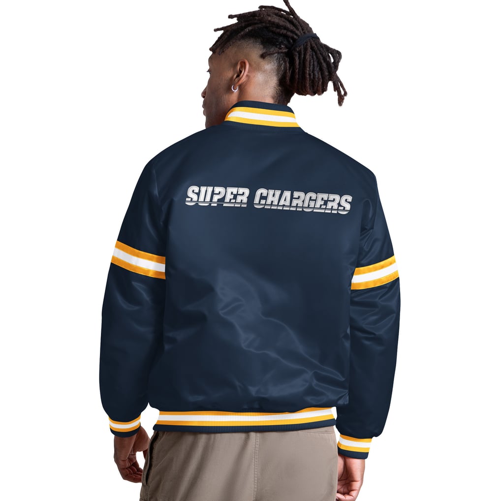 Starter Los Angeles Chargers Navy Courtside II Alternate Logo Varsity ...
