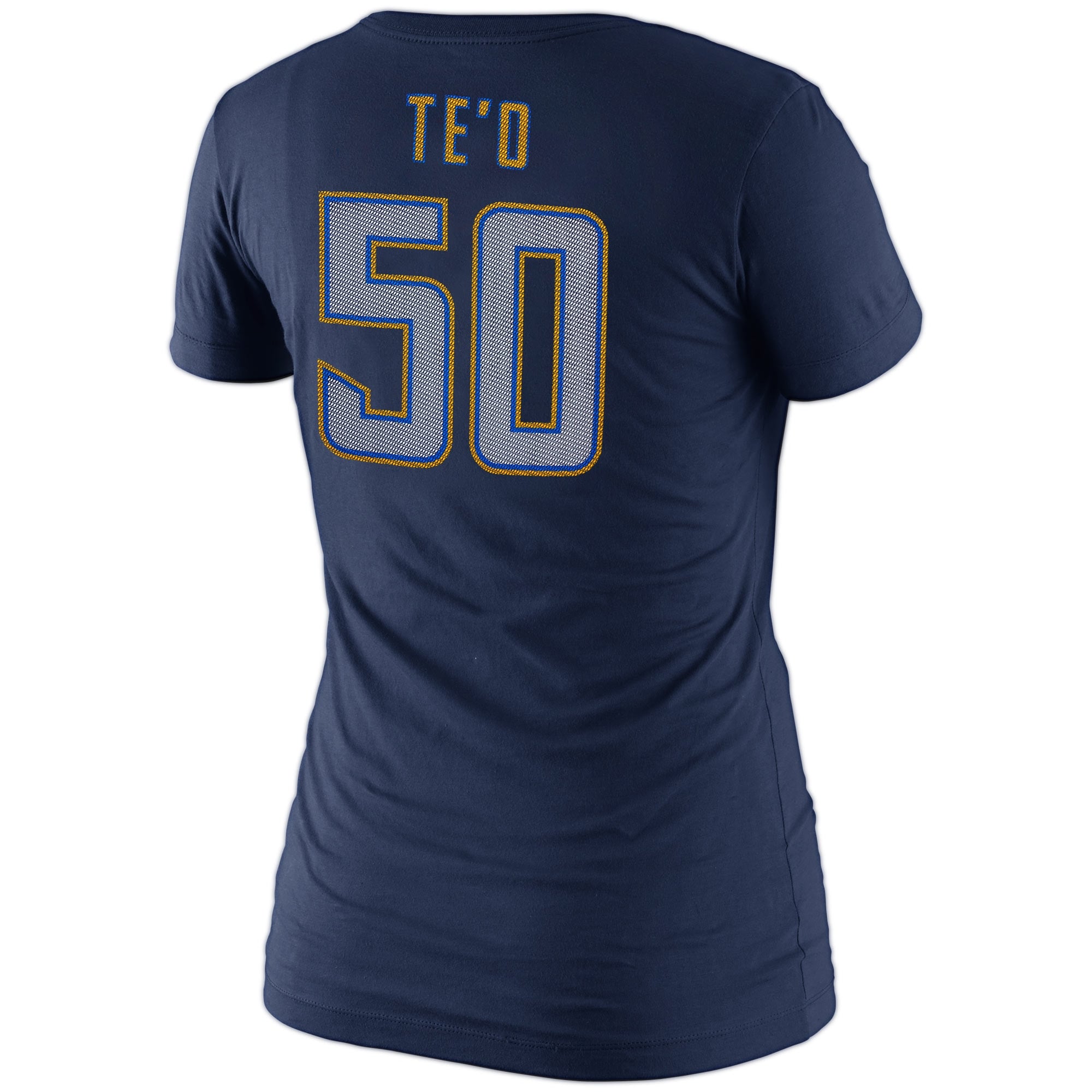 d*9様 ENNOY 3PACK T-SHIRT 22SS NAVY 1枚売り Nike Manti Te'o Los Angeles Chargers Womens Name and Number Slim