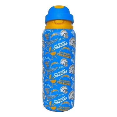 Los Angeles Chargers Pegasus 32oz. Game Day Pennant Stainless Steel ProPress Water Bottle