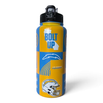 Los Angeles Chargers Pegasus 32oz Stainless Steel ProPress Water Bottle