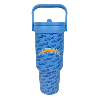 Los Angeles Chargers Pegasus 40oz. 5-D Logo Wordmark Stainless Steel ProCarry Tumbler