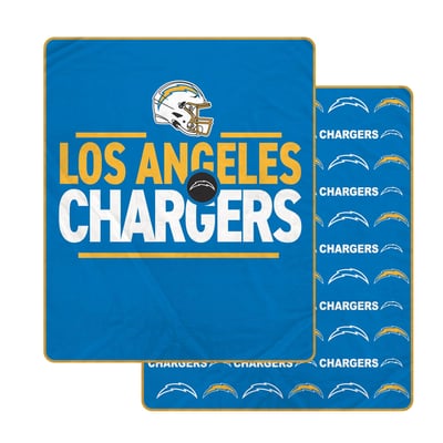 Los Angeles Chargers Pegasus Campaign Double-Sided 60" x 70" Ultra Cozy Blanket