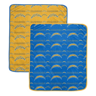 Los Angeles Chargers Pegasus Two-Piece Home & Away Logo Roll 60" x 70" Blanket Set
