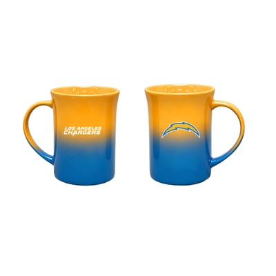 Los Angeles Chargers The Memory Company Two-Pack 15oz. Ceramic Ombre Mug Set