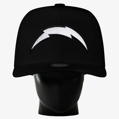 Los Angeles Chargers Noggin Boss Unisex Big Hat - Black