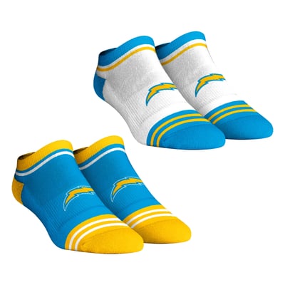 Los Angeles Chargers Rock Em Unisex Team Color Low-Cut Ankle Socks - Powder Blue
