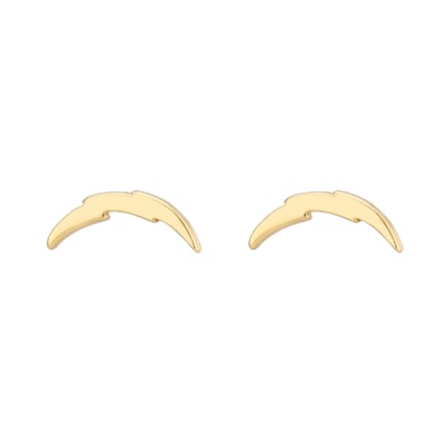  Los Angeles Chargers LUV AJ Women's Logo Stud Earrings - Gold