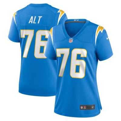 Joe Alt Los Angeles Chargers Nike Women's Team Game Jersey - Powder Blue
