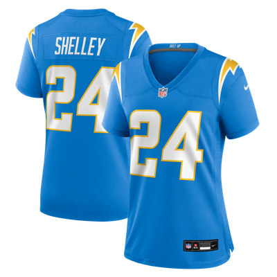 Rodney Shelley Los Angeles Chargers Nike Women's Team Game Jersey - Powder Blue