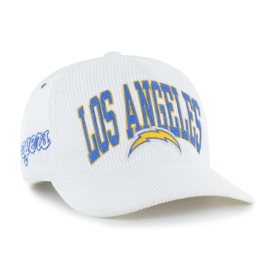 Los Angeles Chargers Stoney Clover Lane x '47 Women's Big Arch Hitch Adjustable Hat - White
