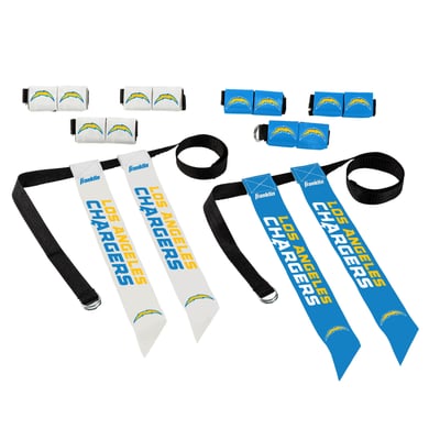 Los Angeles Chargers Franklin Sports Youth NFL Flag Football Set