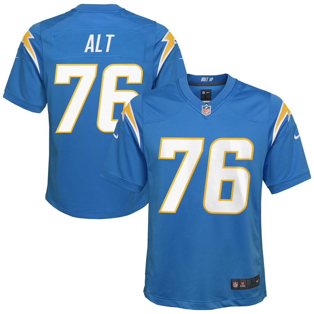 Youth Los Angeles Chargers Joe Alt Nike Powder Blue Game Jersey