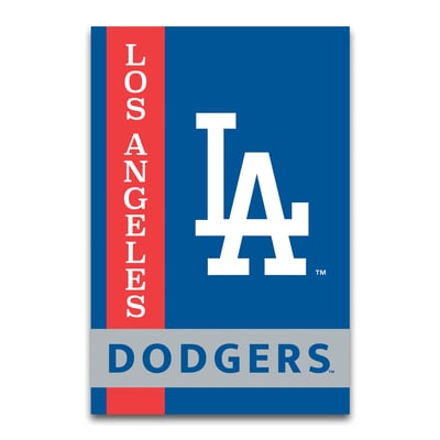  Los Angeles Dodgers 12" x 18" Double-Sided Garden Flag