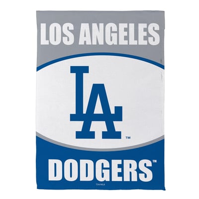  Los Angeles Dodgers 29" x 43" Scoped Logo Double-Sided Suede House Flag