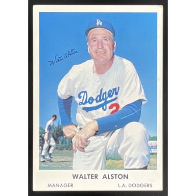 1961 Bell Brand #24 Walter Alston