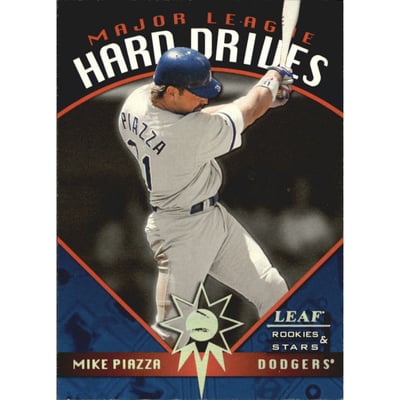 1998 Leaf Rookies and Stars Major League Hard Drives #8 Mike Piazza