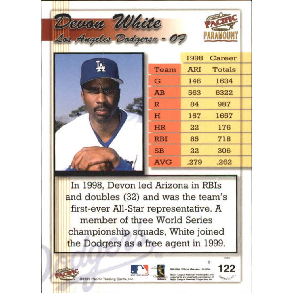 1999 Paramount Opening Day #122 Devon White