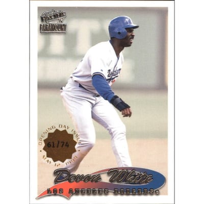 1999 Paramount Opening Day #122 Devon White