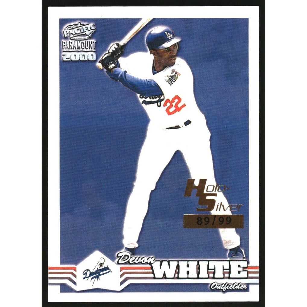 2000 Paramount Holographic Silver #123 Devon White