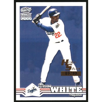 2000 Paramount Holographic Silver #123 Devon White