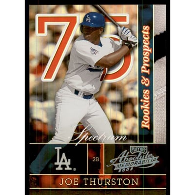 2002 Absolute Memorabilia Spectrum #167 Joe Thurston RP