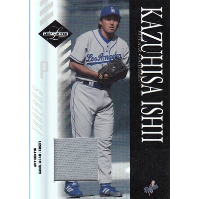 2003 Leaf Limited Threads #83 Kazuhisa Ishii A/50