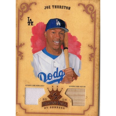 2004 Diamond Kings DK Materials Bronze #57 Joe Thurston Bat-Jsy/150