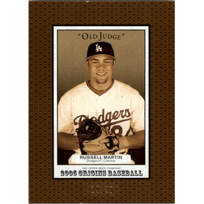2005 Origins Old Judge Gold #271 Russell Martin YS