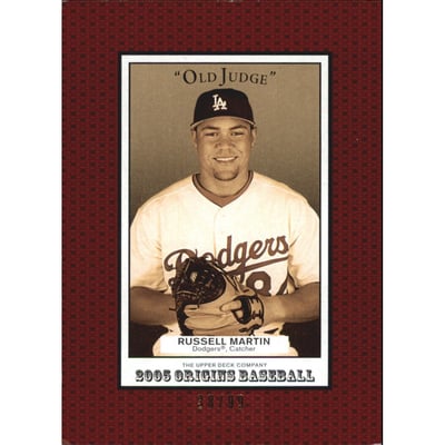 2005 Origins Old Judge Red #271 Russell Martin YS