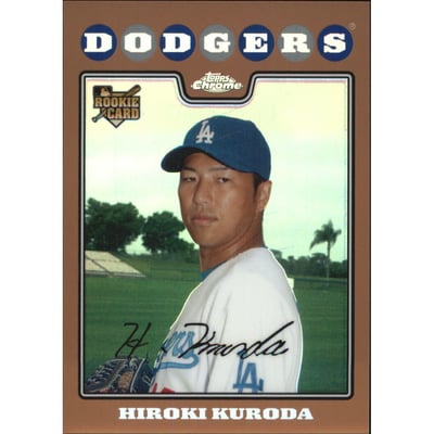 2008 Topps Chrome Copper Refractors #199 Hiroki Kuroda