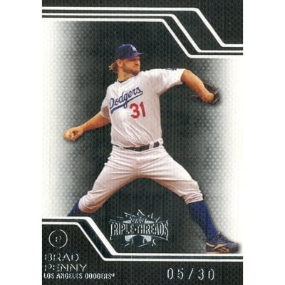 2008 Topps Triple Threads Black #251 Brad Penny