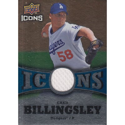 2009 Upper Deck Icons Icons Jerseys #CB Chad Billingsley