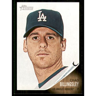 2011 Topps Heritage Black #C79 Chad Billingsley