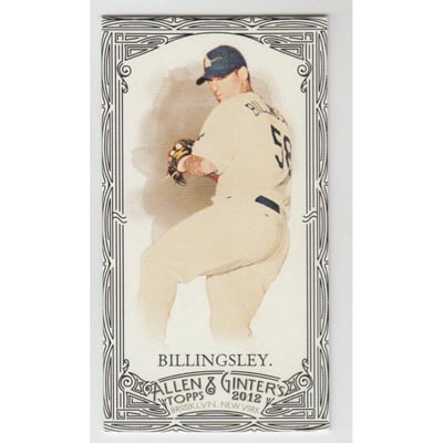 2012 Topps Allen and Ginter Mini Black #321 Chad Billingsley