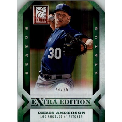 2013 Elite Extra Edition Status Emerald #5 Chris Anderson