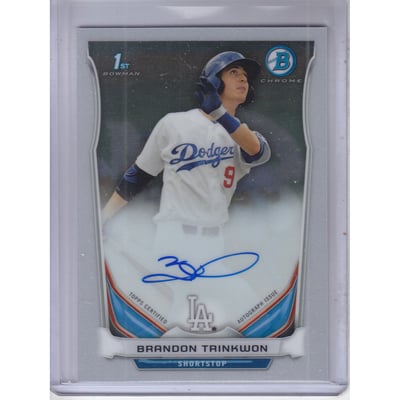 2014 Bowman Chrome Prospect Autographs #BCAPBT Brandon Trinkwon