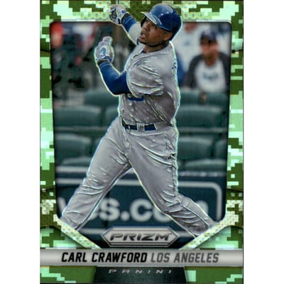 2014 Panini Prizm Prizms Camo #82 Carl Crawford