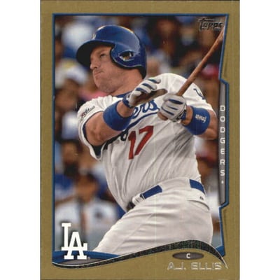 2014 Topps Mini Gold #519 A.J. Ellis