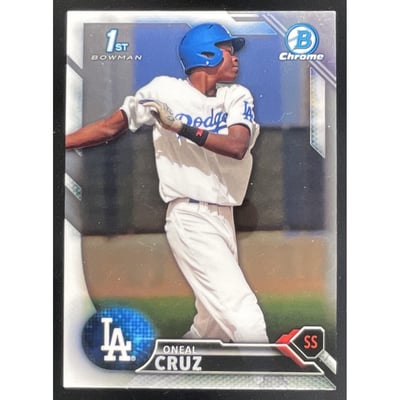 2016 Bowman Chrome Prospects #BCP204 Oneil Cruz UER RC