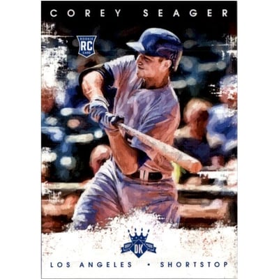 2016 Diamond Kings #142B Corey Seager SP/Batting