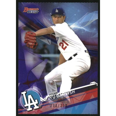 2017 Bowman's Best Purple Refractors #29 Yu Darvish