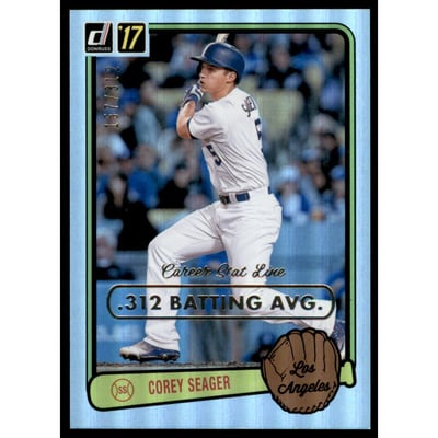 2017 Donruss '83 Retro Variations Stat Line Career #RV18 Corey Seager/312