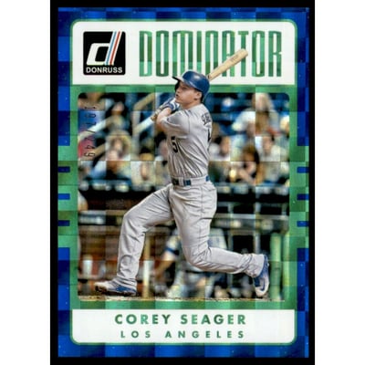 2017 Donruss Dominators Blue #D17 Corey Seager