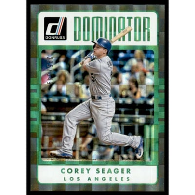 2017 Donruss Dominators Silver #D17 Corey Seager