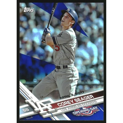 2017 Topps Opening Day Blue Foil #146 Corey Seager