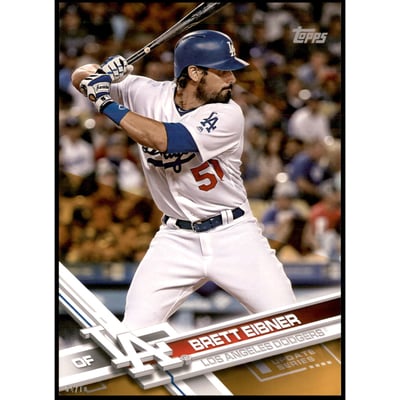 2017 Topps Update 5x7 Gold #US298 Brett Eibner