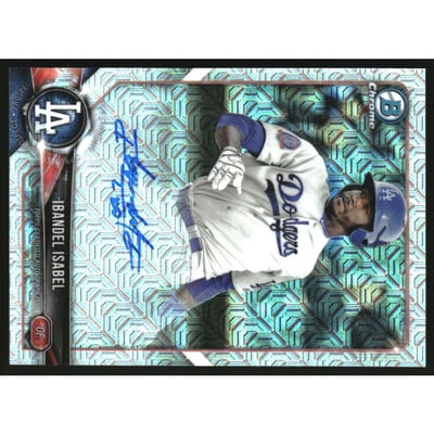 2018 Bowman Chrome Mega Box Autograph Refractors #BMAII Ibandel Isabel